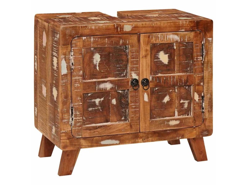  Armoire de salle de bain, cabinet de salle de bain avec étagère avec stockage avec porte cf65016  - Conforama A