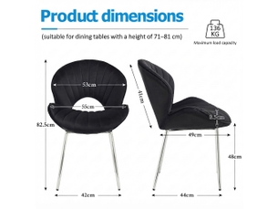 Fauteuil, 53x62,5x83 cm, bicolore