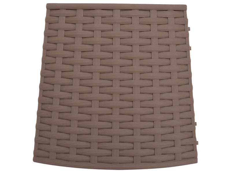  Jupe de sapin de noël marron ø65x23 cm plastique cf61956  - Conforama E