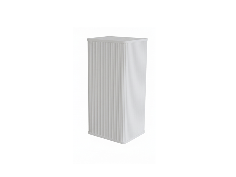  Armoire de salle de bains murale 36x29x75 cm à porte push-to-open, blanche  - Conforama A