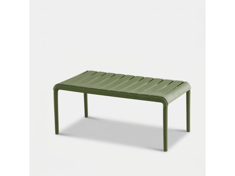 Table basse de salon et jardin en polypropylène arnad - vert foncé - Conforama A