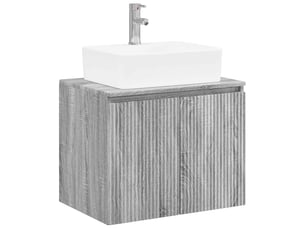Ensemble de mobilier de salle de bain sonoma gris cf64705