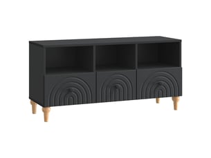 Meuble tv coloris noir 102 cm <strong></strong>  <strong></strong>
