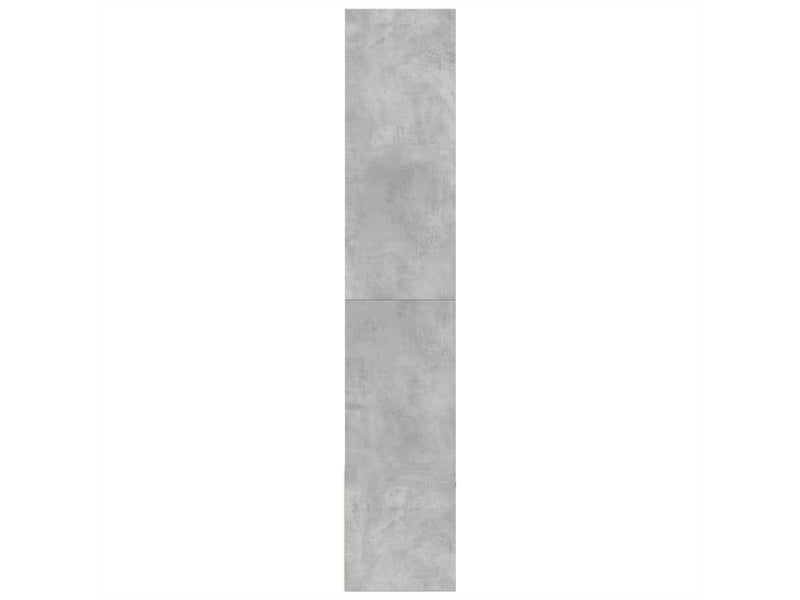  Bibliothèque, meuble de rangement salon gris béton 100x36x189 cm bois d'ingénierie  - Conforama D