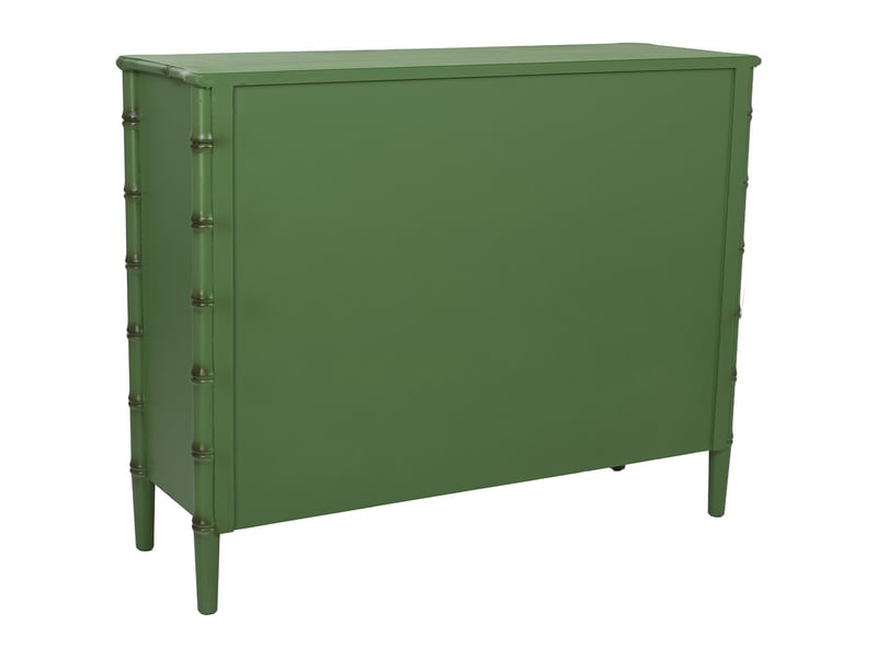  Commode en bois vert 117x39x92 cm h  - Conforama D