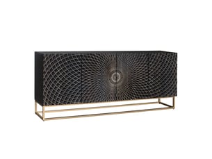 Buffet    <strong>MEUBLORAMA</strong> <strong></strong> - 177 cm coloris noir 