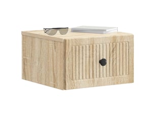 Table de chevet - cabinet de chevet - table de nuit mural chêne sonoma 33 x 34,5 x 20 cm