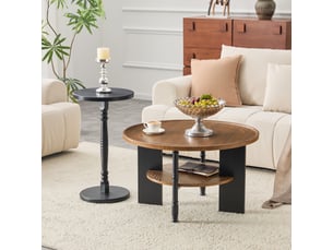 Table basse rond(e) coloris bicolore LPOSPI