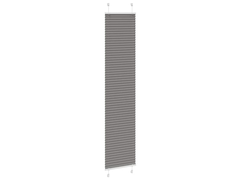Store plissé, store de fenêtre anthracite 40x200 cm largeur du tissu 39,4 cm cf46693 - Conforama C