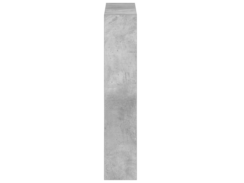  Meuble à chaussures mural, armoire à chaussures zwolle 71x17x86 cm gris béton  - Conforama E