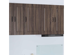 Meuble mural de cuisine | armoire de cuisine chêne brun 40x31x80cm shl8583
