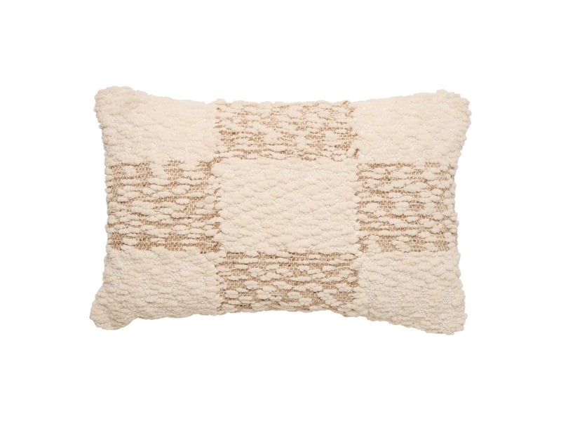  Coussin ameya rectangulaire 38x58cm beige AMEYA - Conforama A