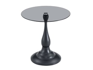 Table basse rond(e) coloris noir <strong>MIVRAY </strong> <strong></strong> - 50 cmx50 cm