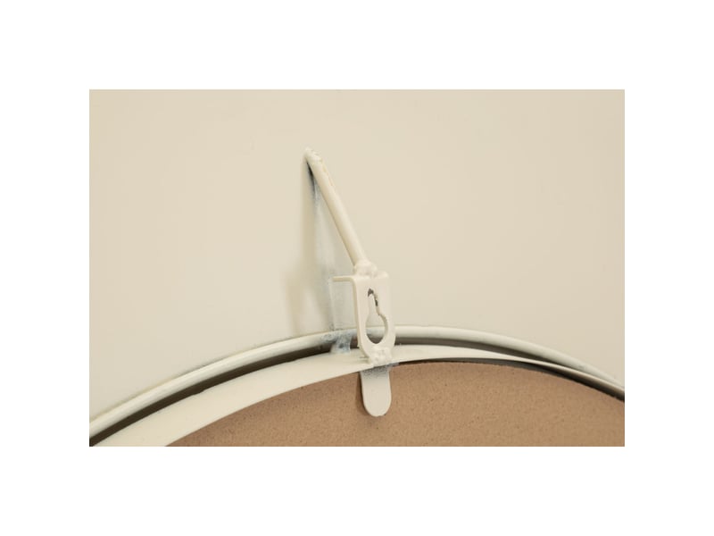  Miroir mural festonné nuvola 95cm crème &amp; gris  - Conforama E