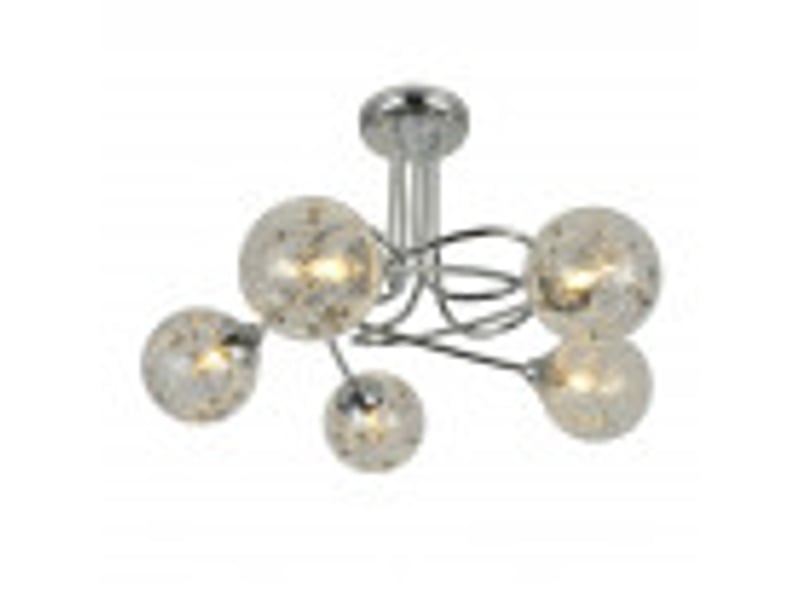  Fabrilamp rio de janeiro, lampe, moderne, 5 x g9, chromé, 29 x 42 x 42 cm 154155020 - Conforama D