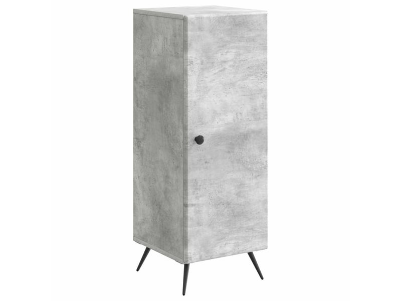 Buffet - bahut - meuble de rangement gris béton 33 x 34,5 x 90 cm bois d'ingénierie - Conforama A