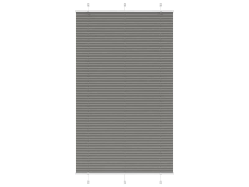 Store plissé, store de fenêtre anthracite 115x200 cm largeur du tissu 114,4 cm cf46687 - Conforama B