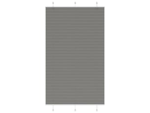 Store plissé, store de fenêtre anthracite 115x200 cm largeur du tissu 114,4 cm cf46687