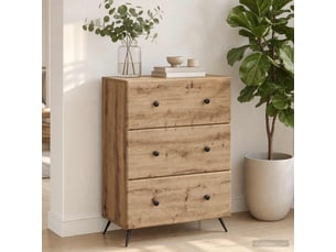 Armoire de rangement bureau, armoire à tiroirs 66 x 34,5 x 90 cm bois d'ingénierie shl2683