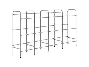 Etagère 190 cm coloris argenté