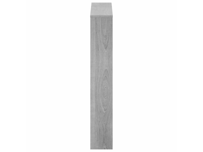  Meuble à chaussure, armoire à chaussures miroir 3 niveaux sonoma gris 63x17x102,5cm  - Conforama E