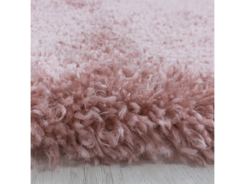 Moelleux - tapis cosy à poils longs - rose 160 x 230 cm FLUFFY1602303500ROSE - Conforama C