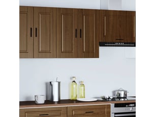 Armoire murale de cuisine porto chêne marron bois d'ingénierie shl3473