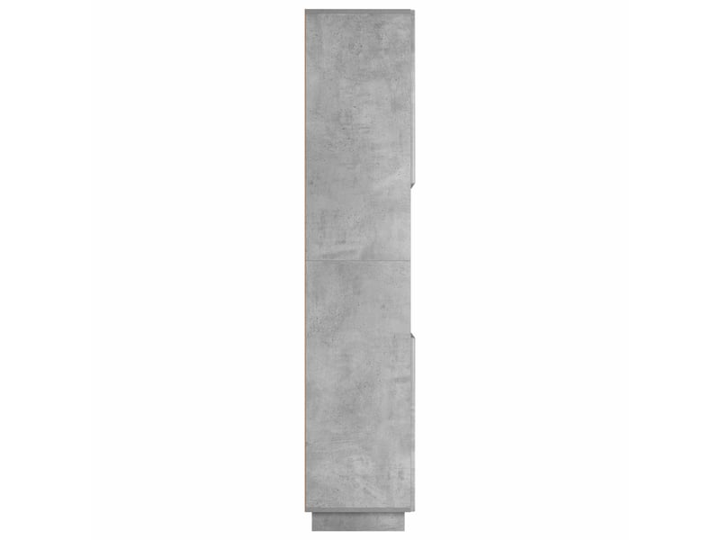 Meuble de rangement salle de bain gris béton 36.5x38x180 cm - Conforama E