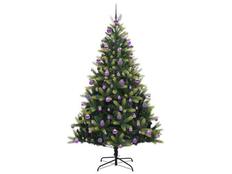  Sapin de noël, arbre de noël artificiel en silicone flexible 300 leds vert shl8509  - Conforama D