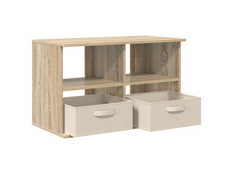  Support de télévision avec tiroir chêne sonoma 79x40x48 cm  - Conforama E