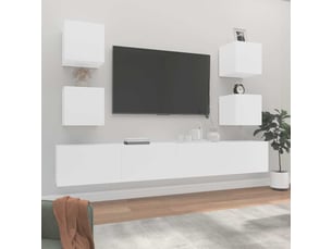 Meuble tv coloris blanc 100 cm <strong></strong>  <strong></strong>