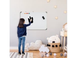 Tableau blanc magnétique 90x60 cm blanc