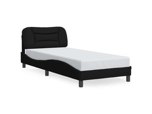Lit simple 80x200 cm coloris noir