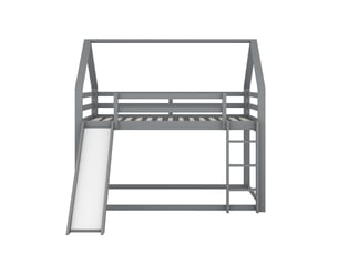 Lit superposé 140x200 cm <strong>ZOVIRA</strong> <strong></strong> coloris gris