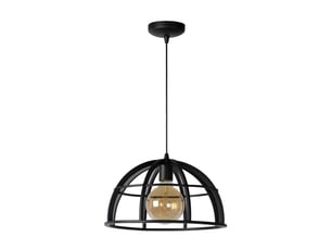 Suspension diam. 40 cm 1xe27 dimmable métal noir - lucide - dikra