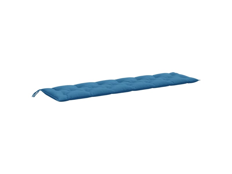 Lot de 2 coussins de banc de jardin, coussins d'assise bleu mélangé tissu cf58646  - Conforama E
