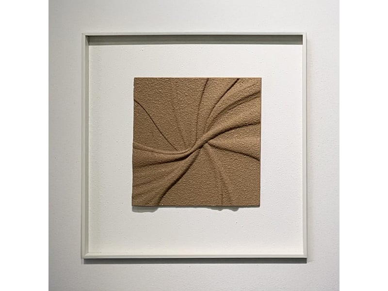  Tableau peinture à l'huile relief en mousse carré cadre aluminium -  - Conforama A