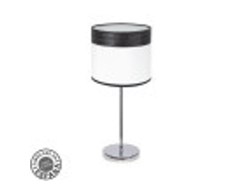  Lampe à poser fabrilamp cloe chromeblanc-madera noir 1 x e14 42 x 18 x 18 cm 175471009 - Conforama B