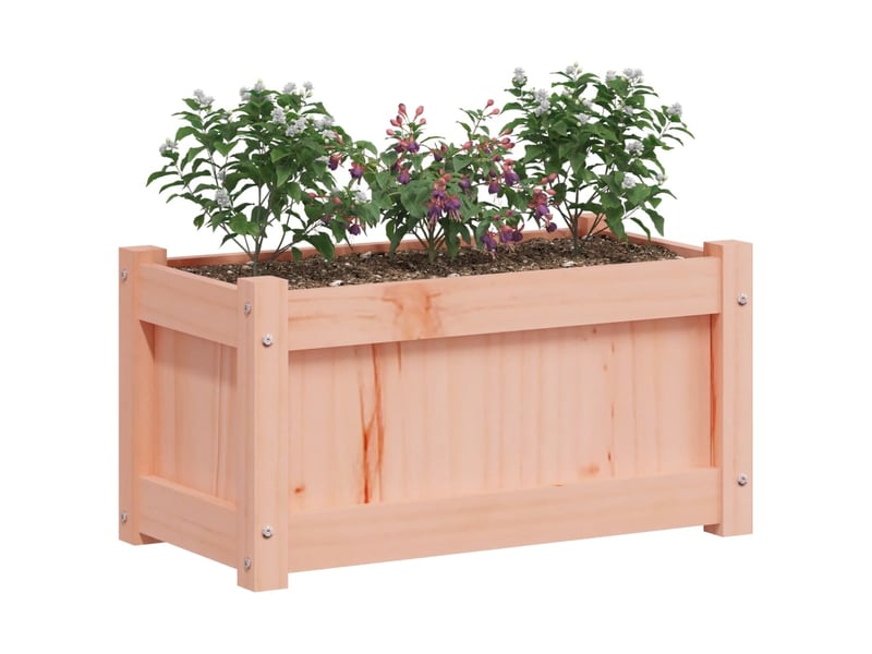  Jardinière - bac à fleurss 2 pcs bois massif douglas  - Conforama D