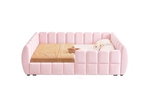 Lit 2 places 140x200 cm MODERNLUXE   coloris rose