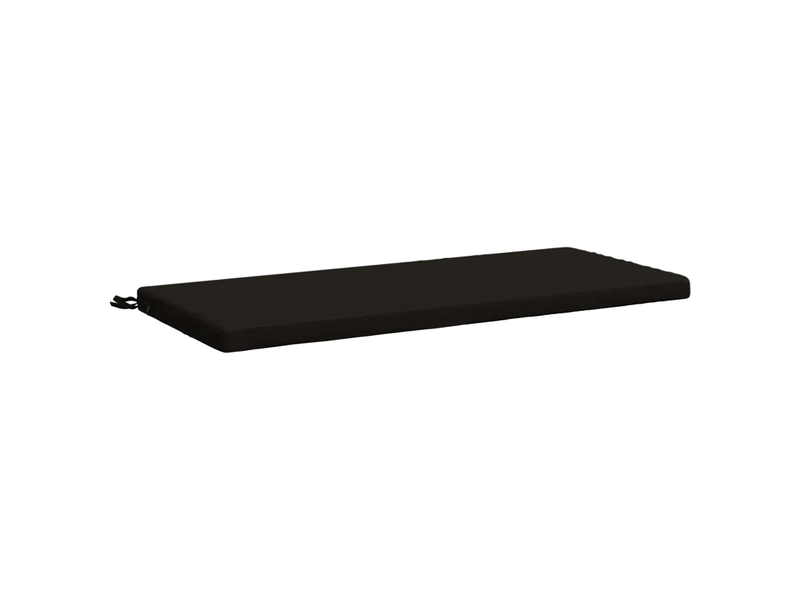 Coussin de banc, coussin d'assise, coussin de canapé soest 100 % polyester noir 110 x 50 x 5 cm cf53401 - Conforama A