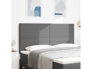 Tete de lit A poser largeur 180 cm <strong></strong> <strong></strong> argenté