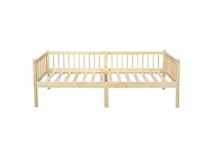 Lit banquette 90x200 cm coloris naturel