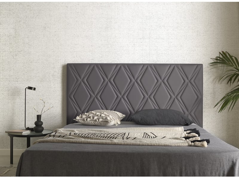  Tête de lit en simili cuir rubí - simili cuir, rembourrage mousse, fabrication artisanale 8435720010589 - Conforama B