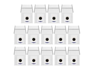 14pcs vacuum bags for deebot t30 omni t30 maxt30 pro robot vacuum cleaner replacement garbage bags