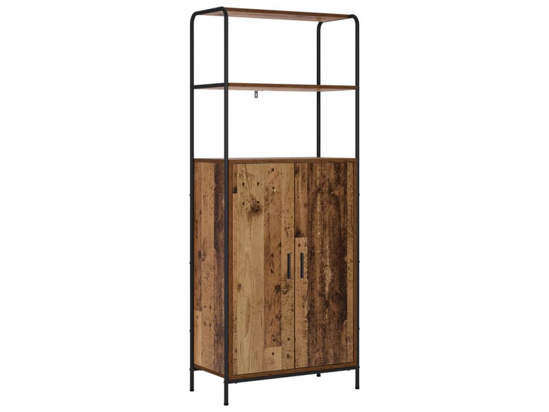  Haut armoire, armoire de rangement bois ancien 40x33x161 cm bois d'ingénierie shl21272  - Conforama A