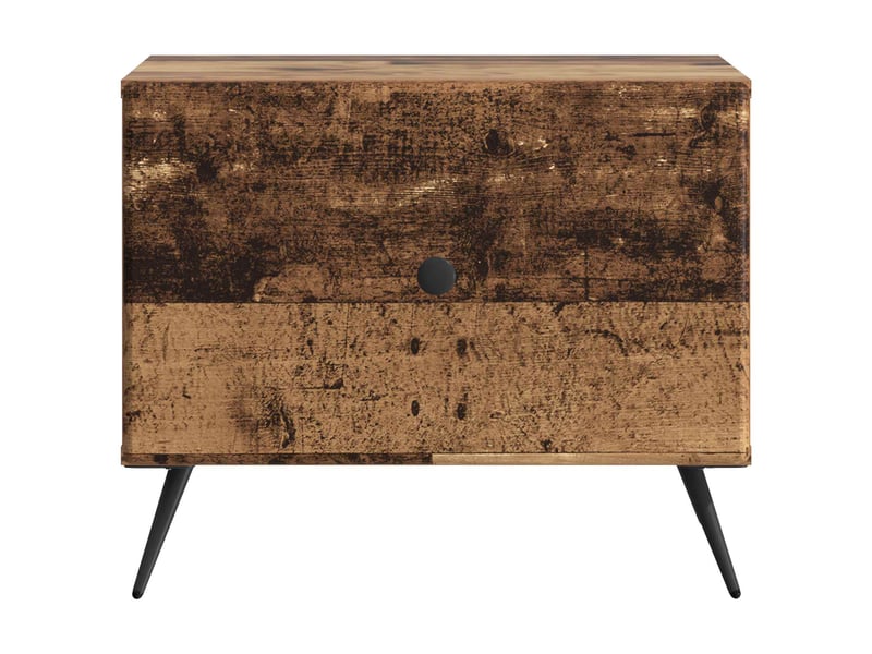  Table basse - table de salon - table à thé bois ancien 49 x 50 x 40 cm bois d'ingénierie  - Conforama E