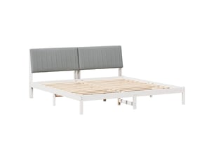Lit 2 places 200x200 cm coloris blanc