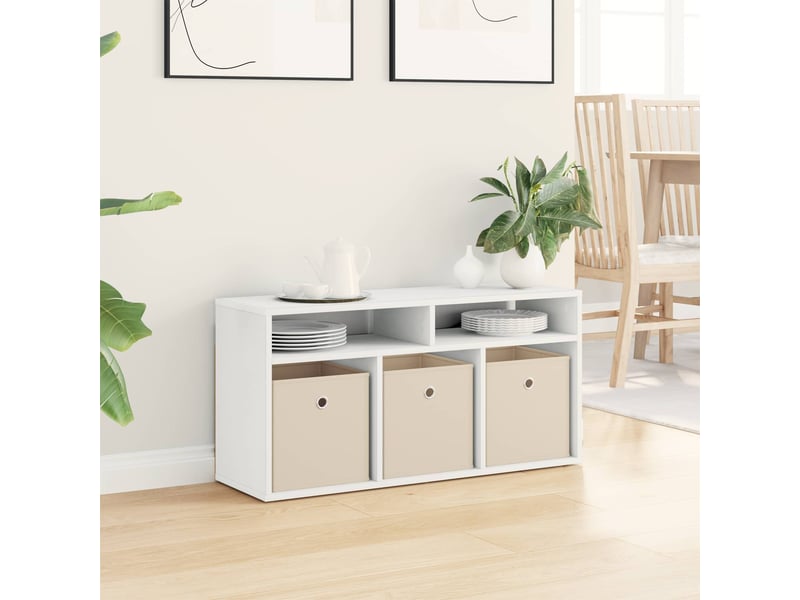  Armoire de rangement bureau avec tiroir blanc 87x27,5x43 cm  - Conforama D