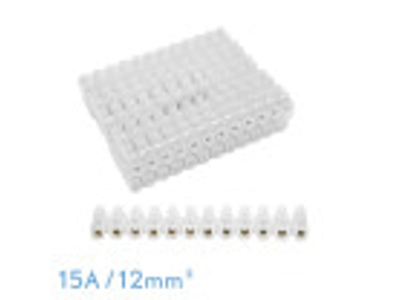  Barrette de connexion fabrilamp ficha empalme 15 a 12 mm² 12 bornes semi-transparent 13,1 x 1,7 x 2,15 cm 193891549 - Conforama B